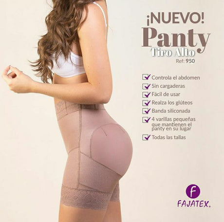 Shapewear Faja | Boxer Slim Butt Lift | 950 | Cocoa