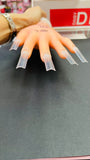 XXL NO C Square  Clear Acrylic Nail Tips Bag - 500pc