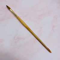 Oval  Crimped Sable Brush #10 - 100% Kolinsky
