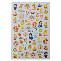 Decal Nail Sticker - D005 Disney Princess