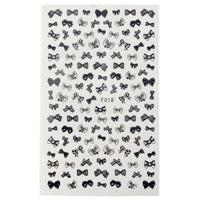 Decal Nail Sticker -  F018 Bowtie