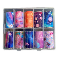 Galaxy & Butterfly Foil Box #49 - 10 Styles