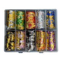 Mesh Metallic Foil Box #53 - 10 Styles