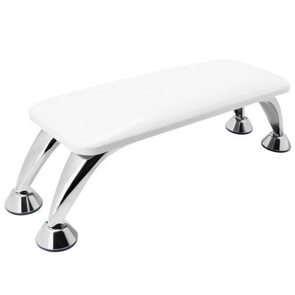 Leather Nail Hand Rest - White