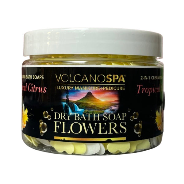 Dry Bath Flower Soap 12oz - Tropical Citrus