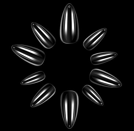 Full Cover Medium   Almond Nail Tips  Bag - 0 to 11- 600 pcs