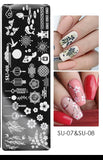Nail Art Stamping  Plate SU-08