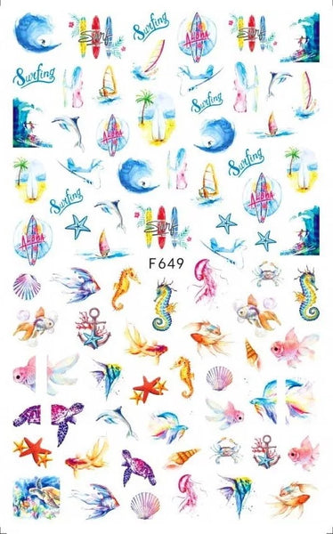 Ocean Stickers F649