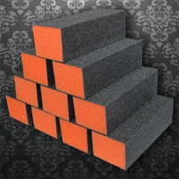 Premium 3 Way Buffer - Orange Black Grit 100/180 (Each)